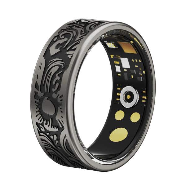 Retro Smart Ring Health Tracker